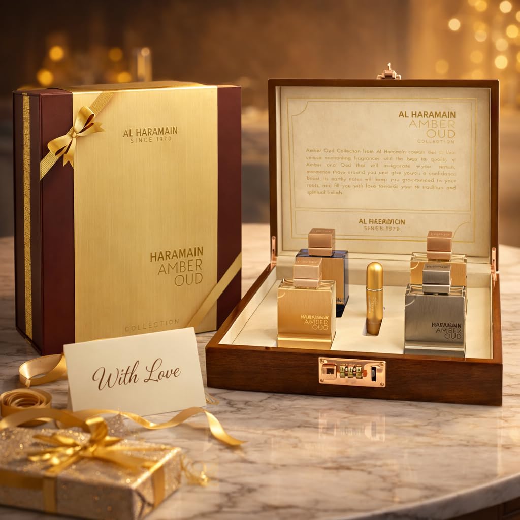 Amazon.com : Al Haramain Amber Oud Collection - Gold, Blue, White